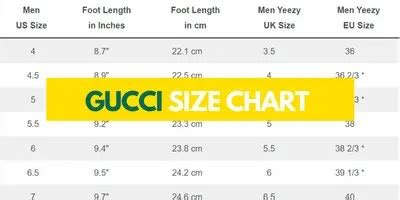 gucci shoe size chart men|gucci shoe size conversion chart.